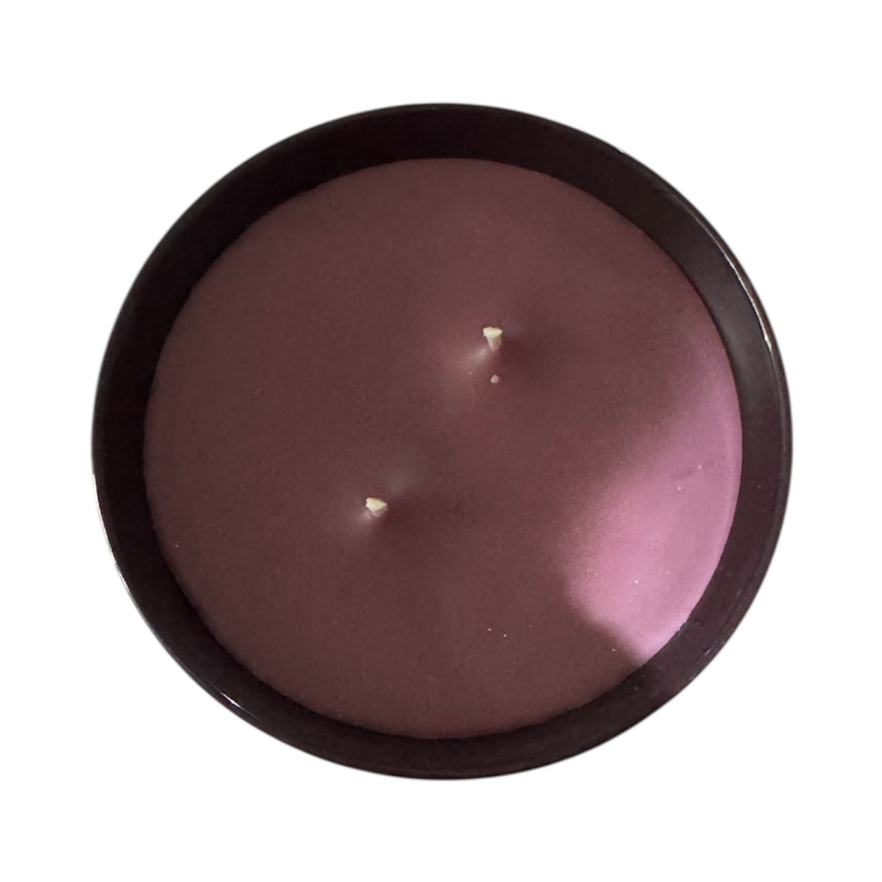 Bloomer Scents Handmade Cleopatra Candle, Repurposed Purple Ceramic Bowl, 18 fl oz