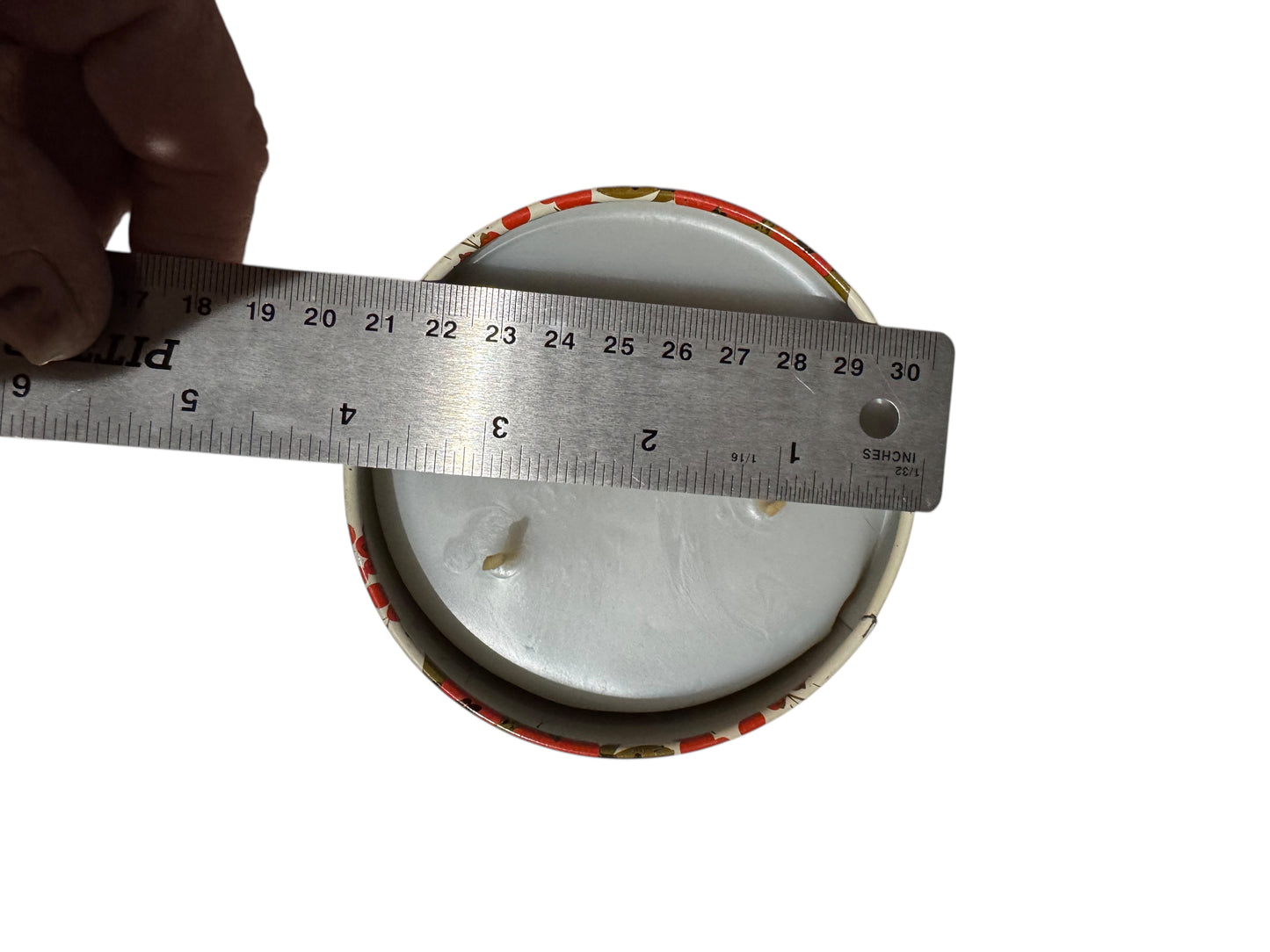 Bloomer Scents Handmade Cowboy Candle, Repurposed Vintage Red Berry 50's Tin, Huntley Boorne, 20 fl oz