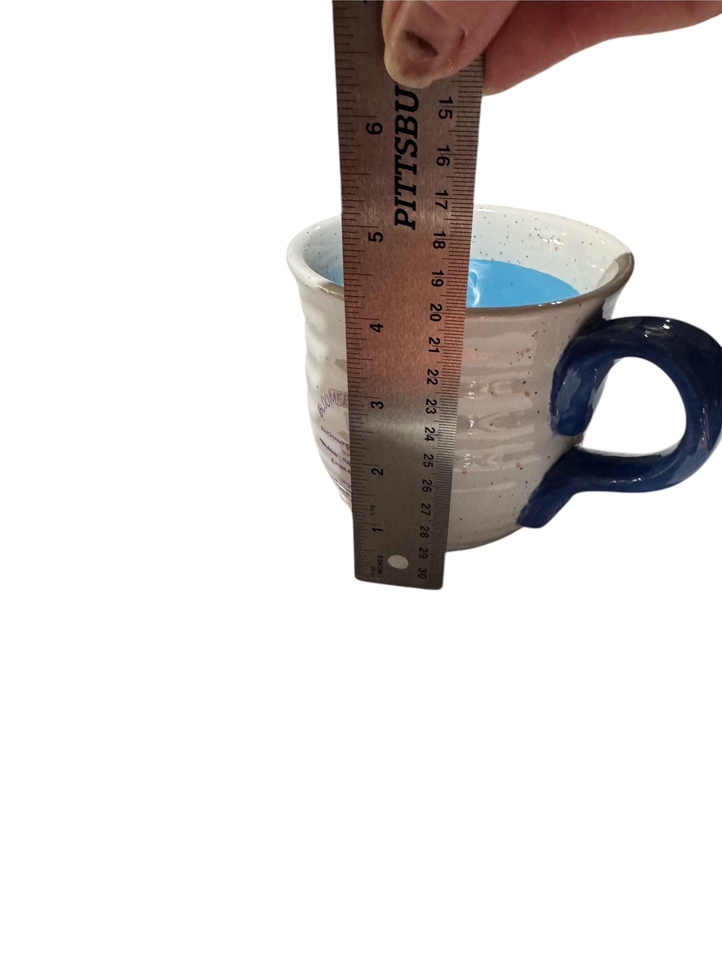 Handmade Scented Candle in Repurposed Pottery Mug, Enchanted Gardens, 20 fl oz