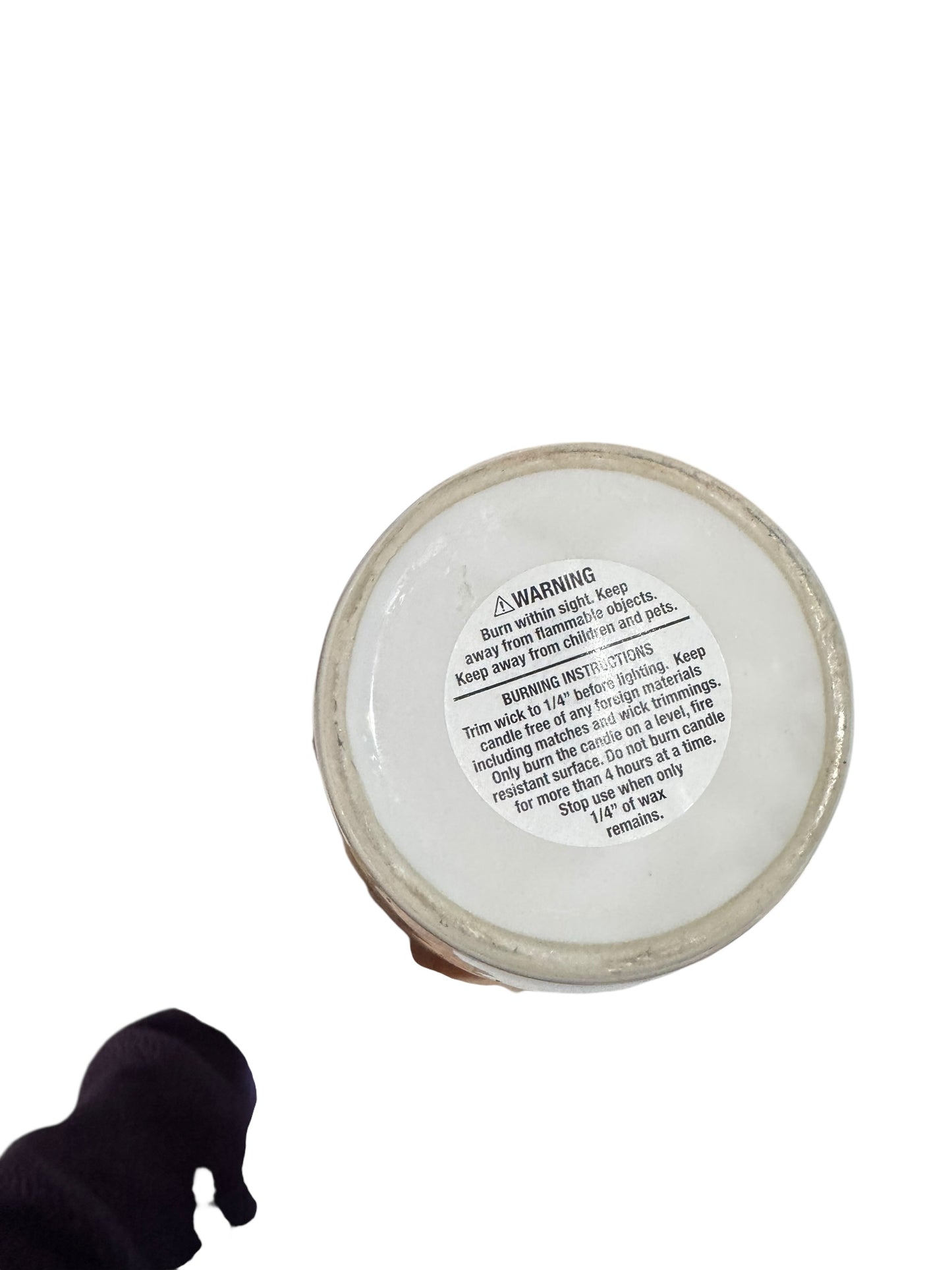 Handmade Fraser Fir Scented Candle in Repurposed Vintage Snowman Ceramic Canister, 22 fl oz