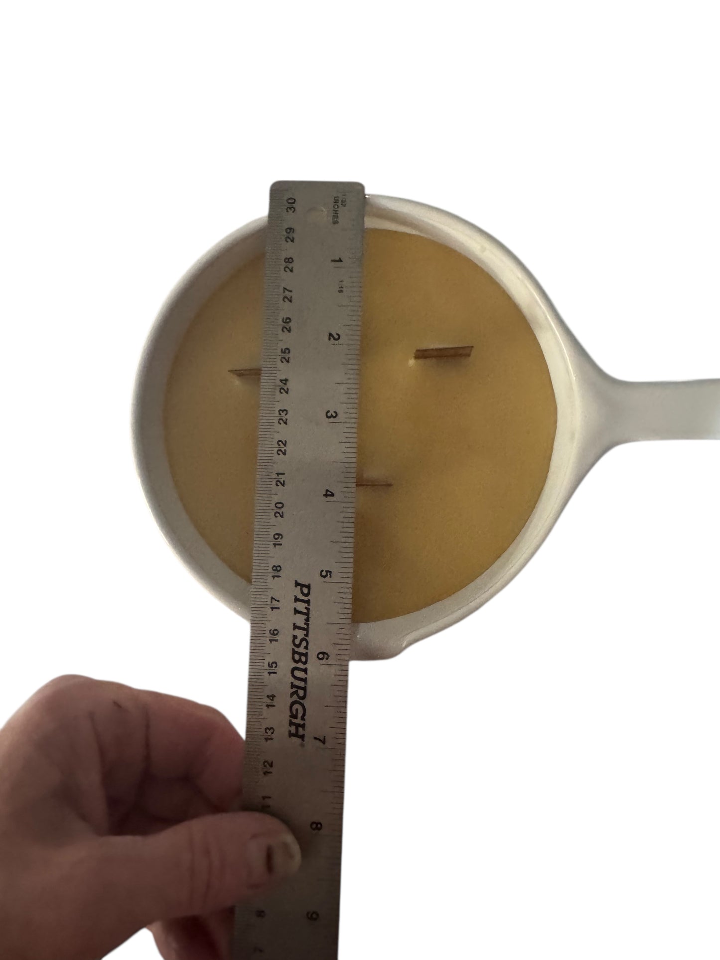 Bloomer Scents Handmade Himalayan Mountain Breeze Candle, 16 fl oz, Repurposed Vintage Ceramic Skillet, Wildflower Design