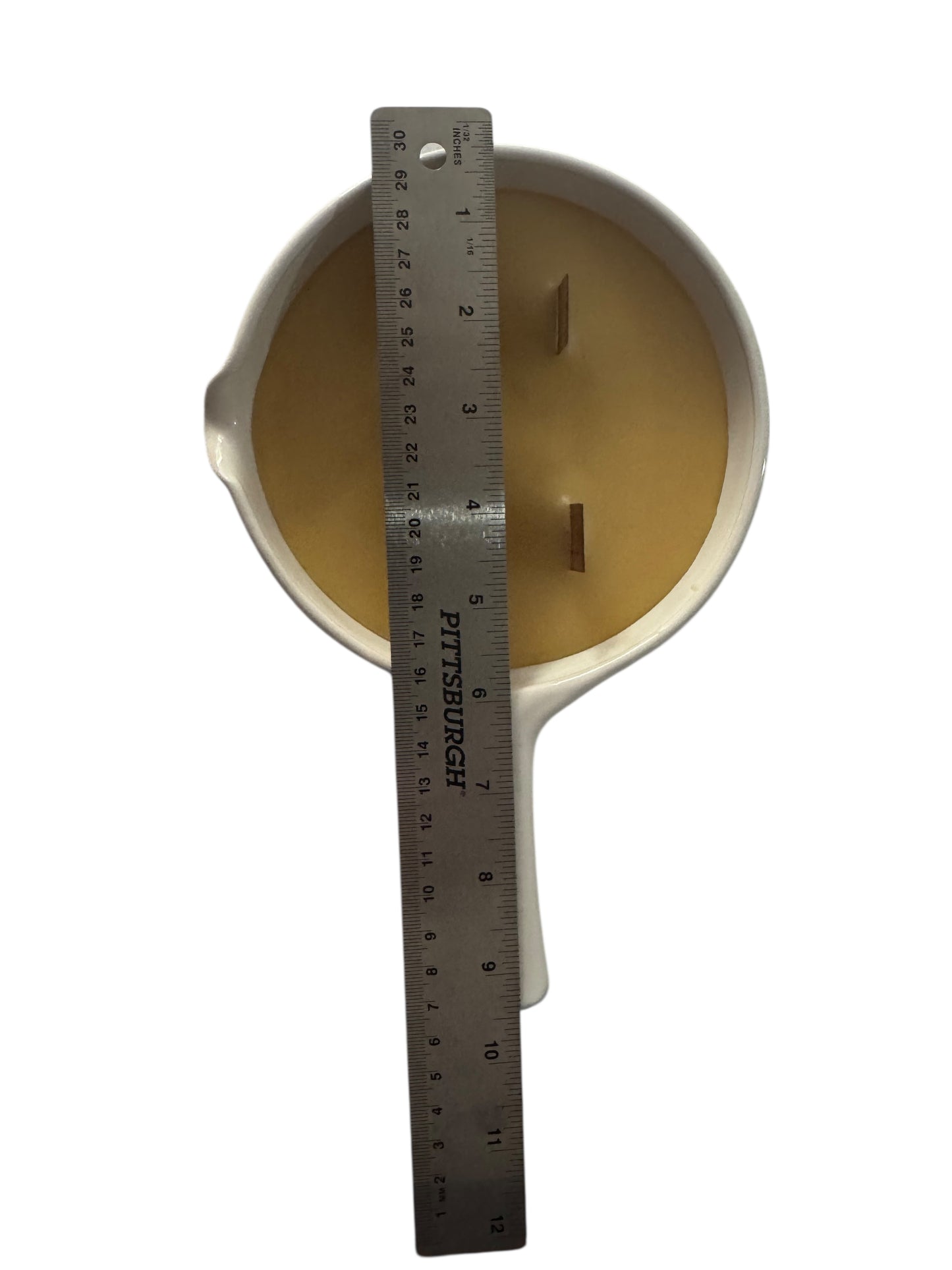 Bloomer Scents Handmade Himalayan Mountain Breeze Candle, 16 fl oz, Repurposed Vintage Ceramic Skillet, Wildflower Design