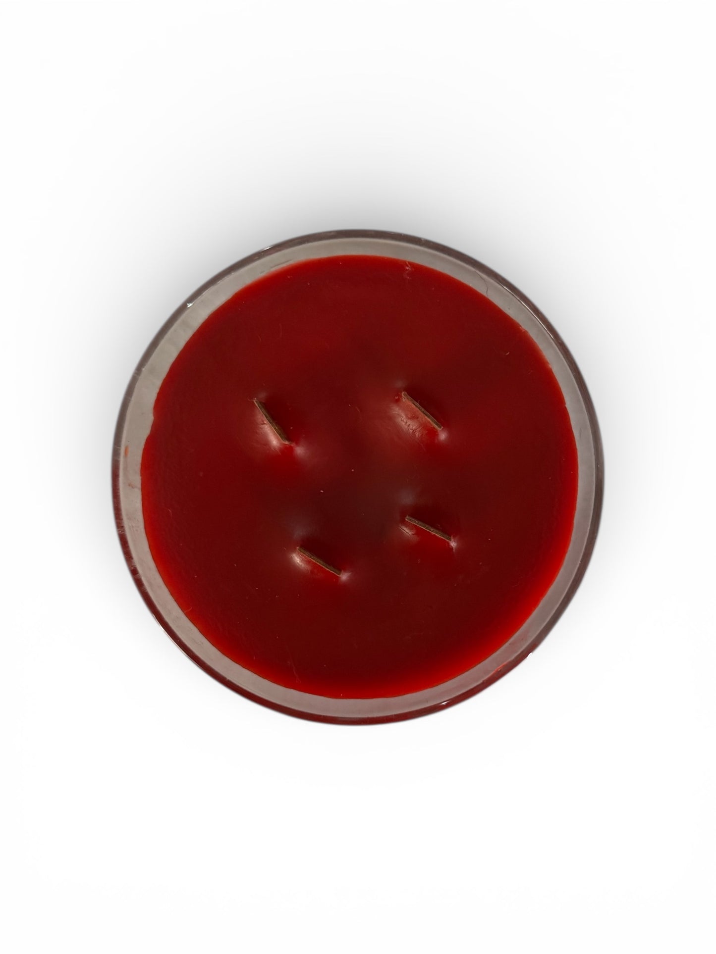 Bloomer Scents Handmade Honeysuckle Dreams Candle, Repurposed Vintage Clear Glass Dish with Embossed Design, 8 fl oz