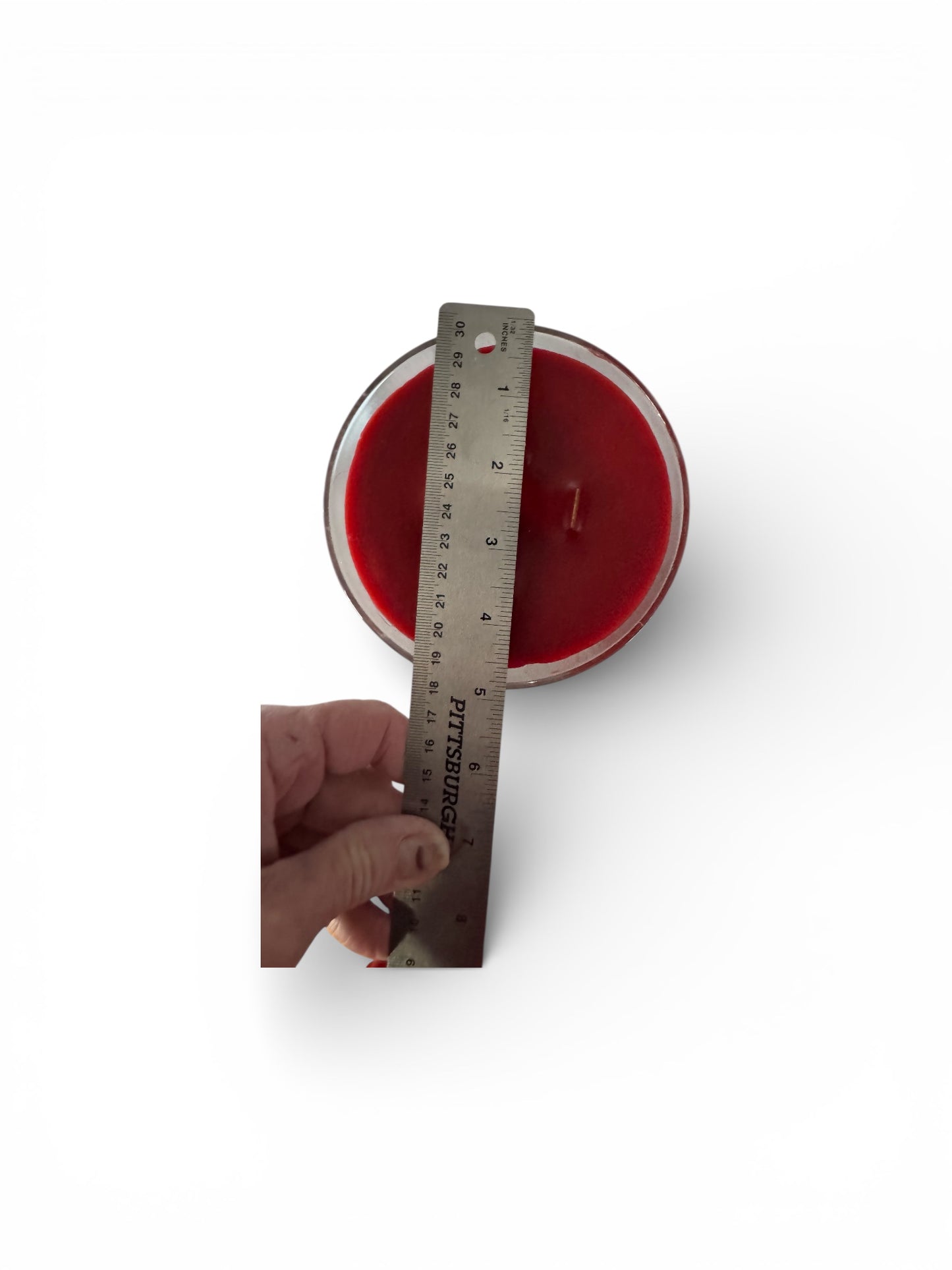 Bloomer Scents Handmade Honeysuckle Dreams Candle, Repurposed Vintage Clear Glass Dish with Embossed Design, 8 fl oz