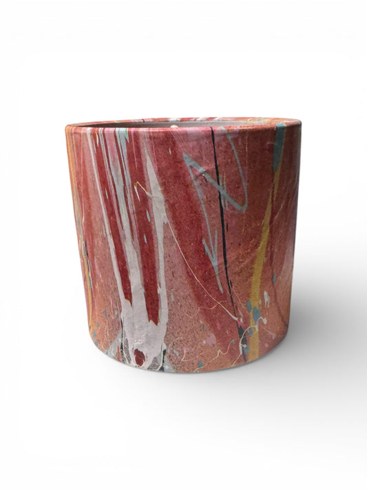 Handmade Honeysuckle Dreams Candle, 24 fl oz, Repurposed Art Deco Vase