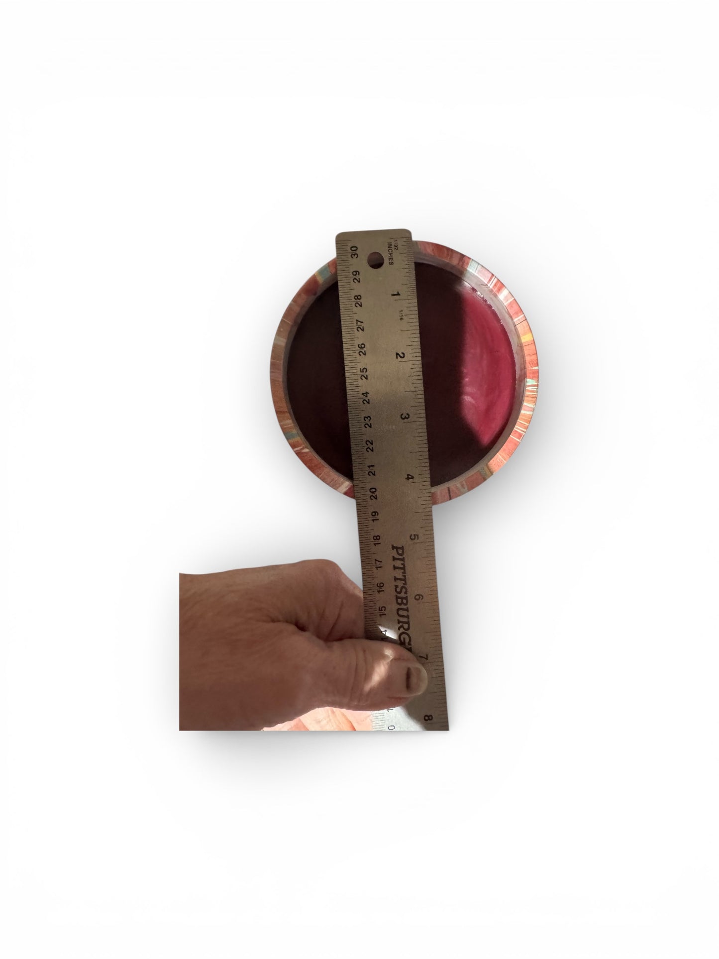 Handmade Honeysuckle Dreams Candle, 24 fl oz, Repurposed Art Deco Vase