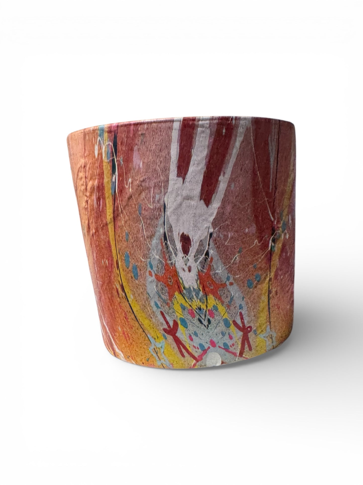 Handmade Honeysuckle Dreams Candle, 24 fl oz, Repurposed Art Deco Vase