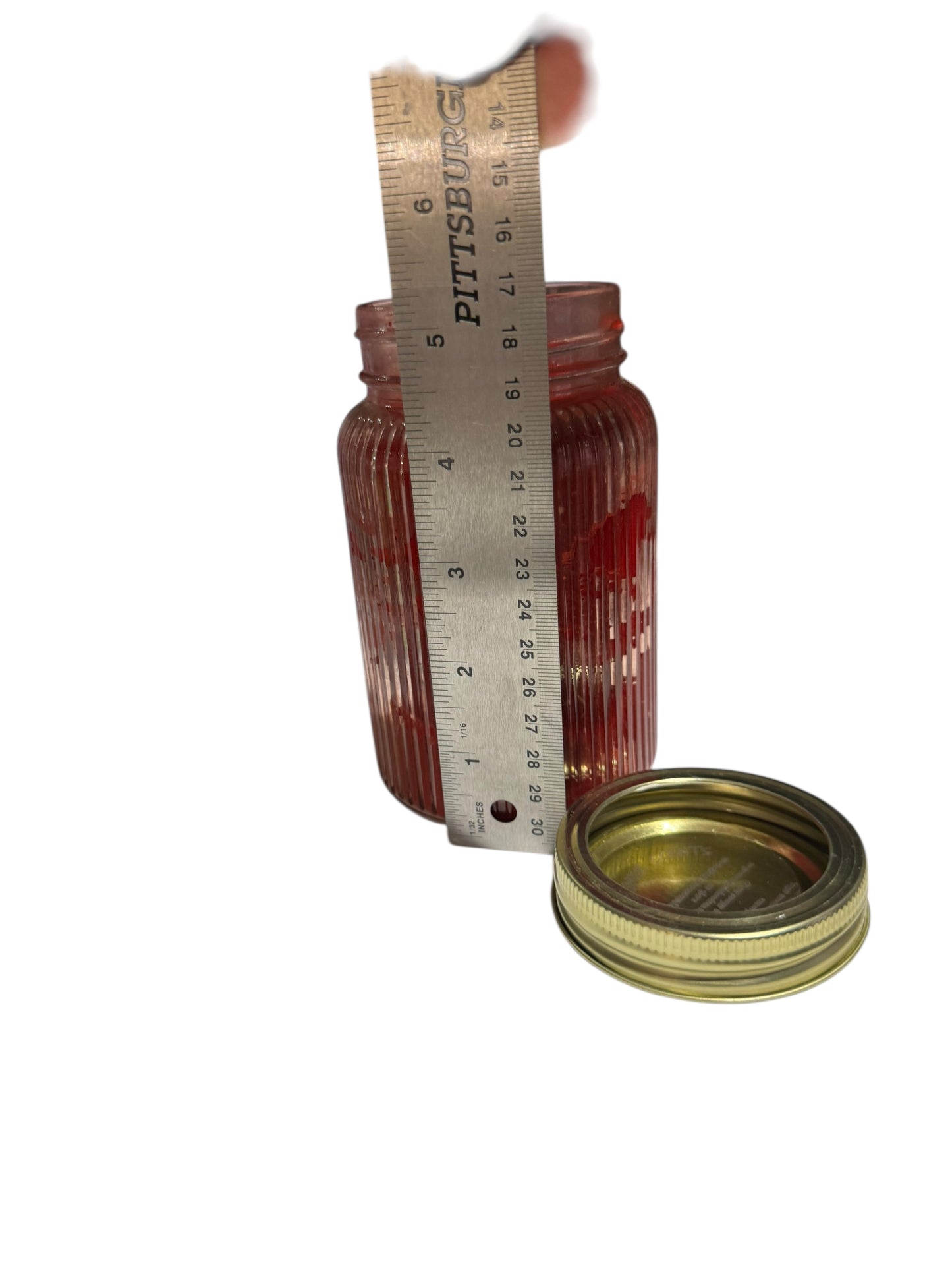 Honeysuckle Dreams Scented Candle, 16 fl oz, Repurposed Canning Jar with Gold Lid