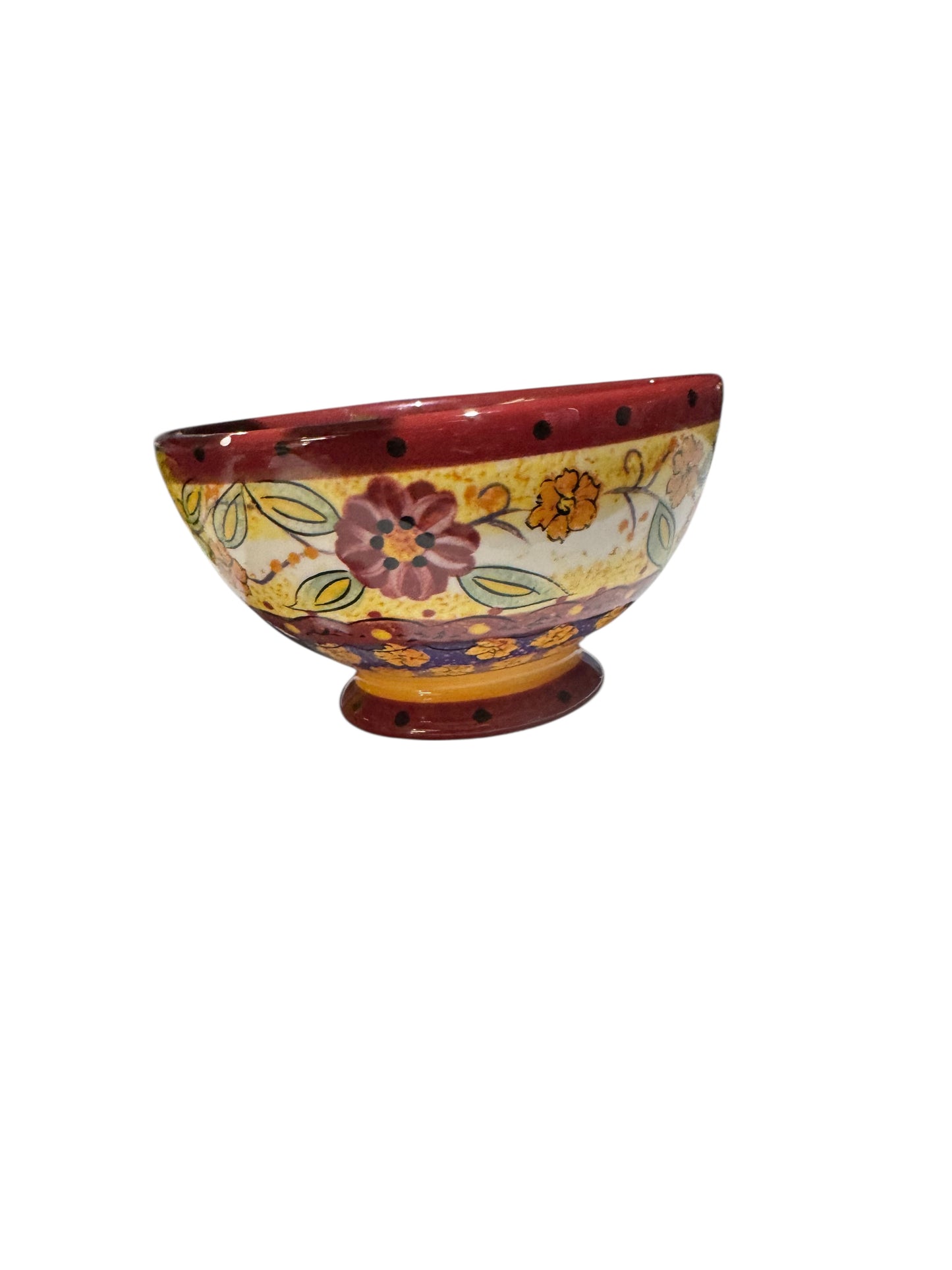 Handmade Honeysuckle Dreams Candle, 16 fl oz, Repurposed Vintage Deco Bowl