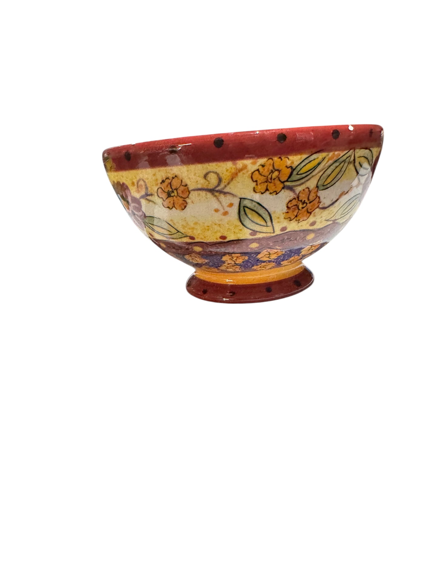 Handmade Honeysuckle Dreams Candle, 16 fl oz, Repurposed Vintage Deco Bowl