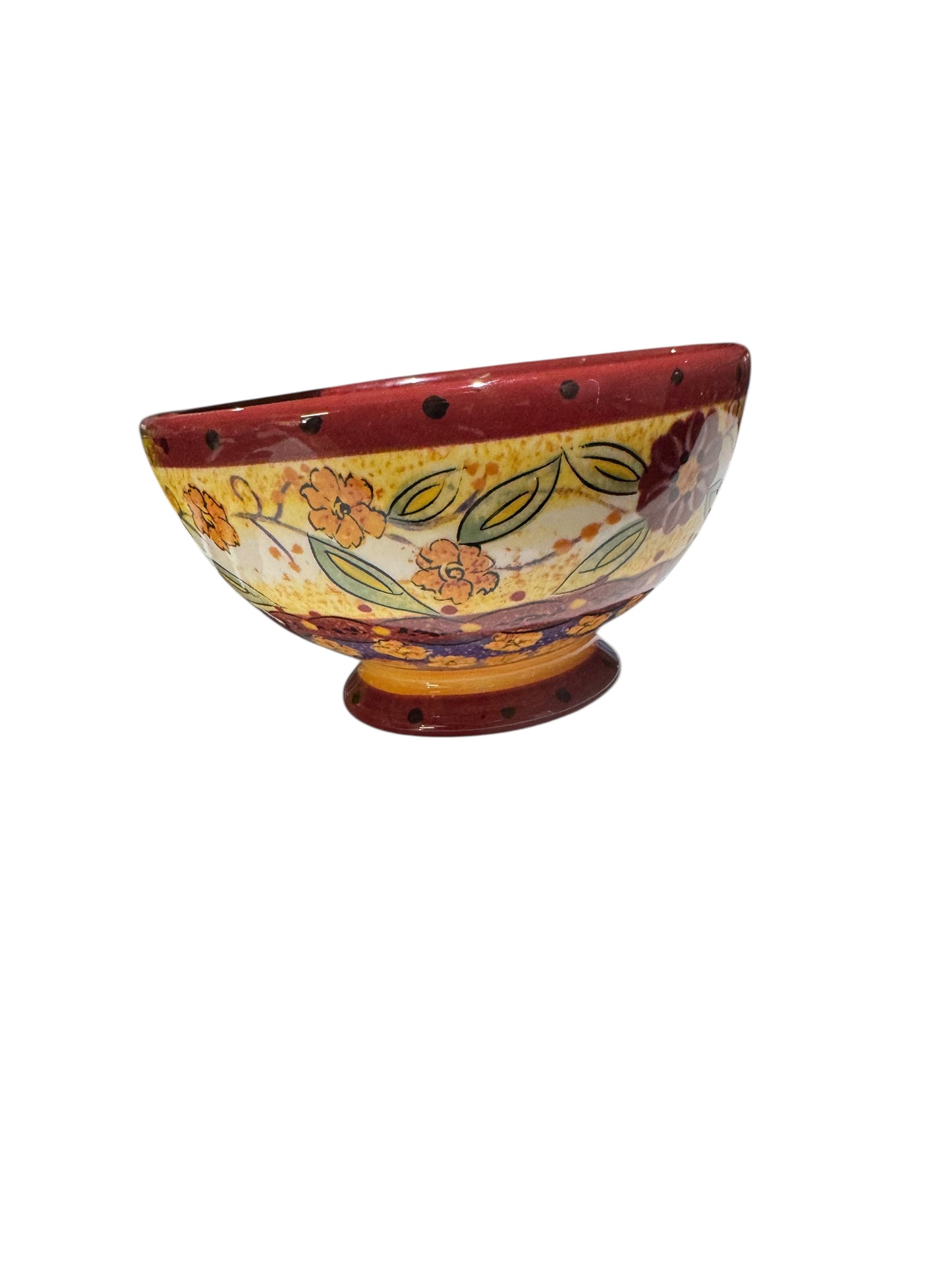 Handmade Honeysuckle Dreams Candle, 16 fl oz, Repurposed Vintage Deco Bowl