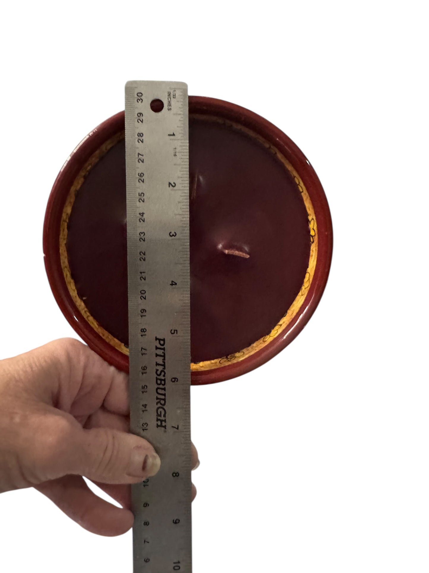 Handmade Honeysuckle Dreams Candle, 16 fl oz, Repurposed Vintage Deco Bowl