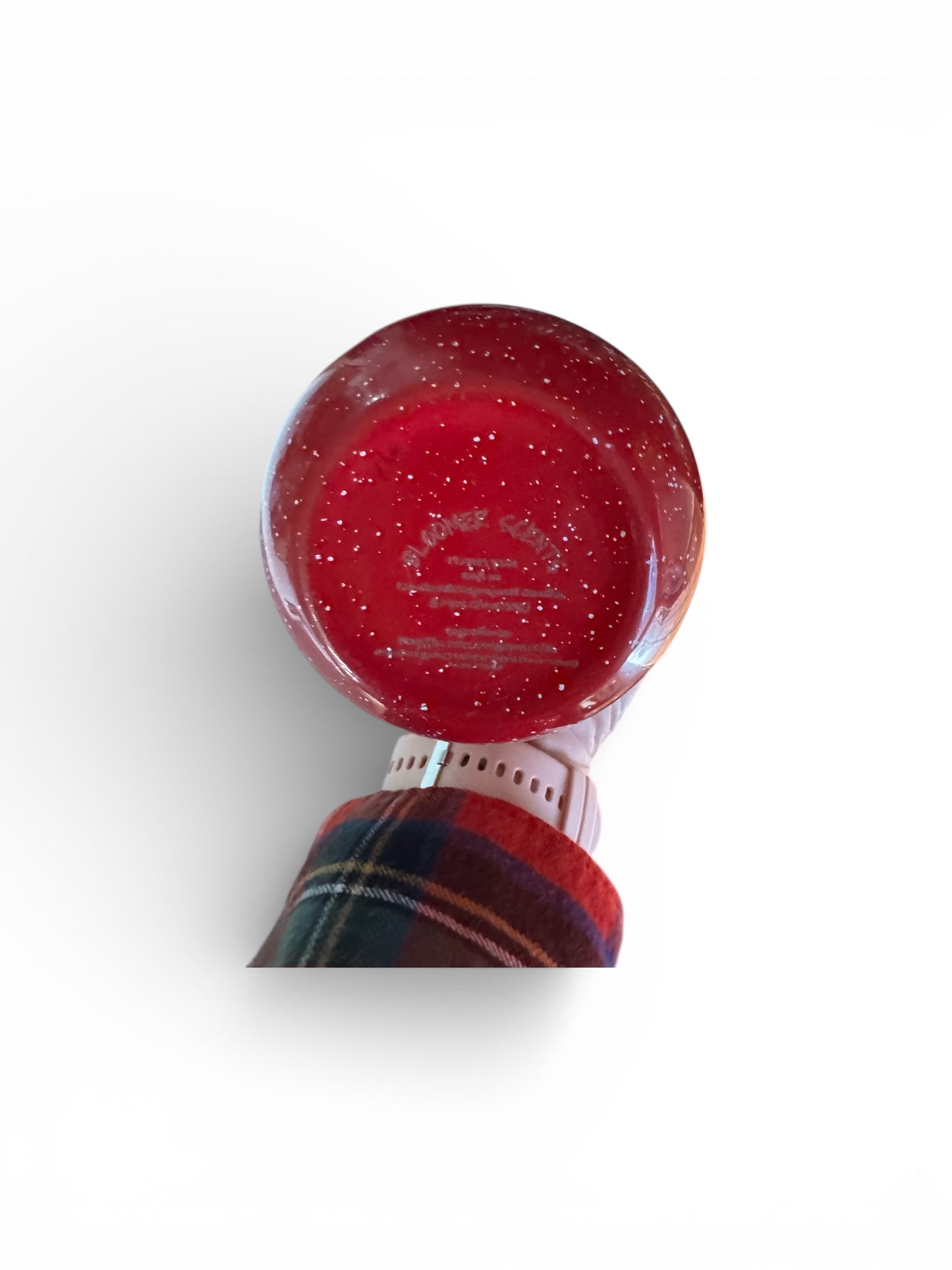 Bloomer Scents Handmade I Lava You Candle, Repurposed Vintage Red & White Speckled Metal Jar with Lid, 16 fl oz