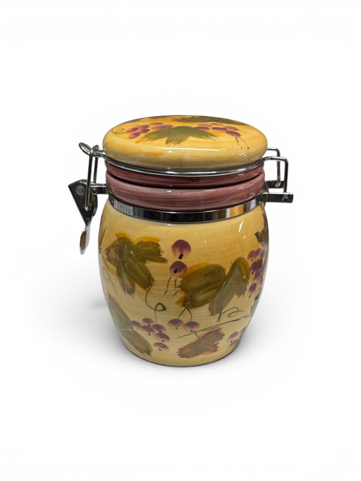 Island Escape Handmade Candle in Repurposed Vintage Ceramic Canister, 18 fl oz