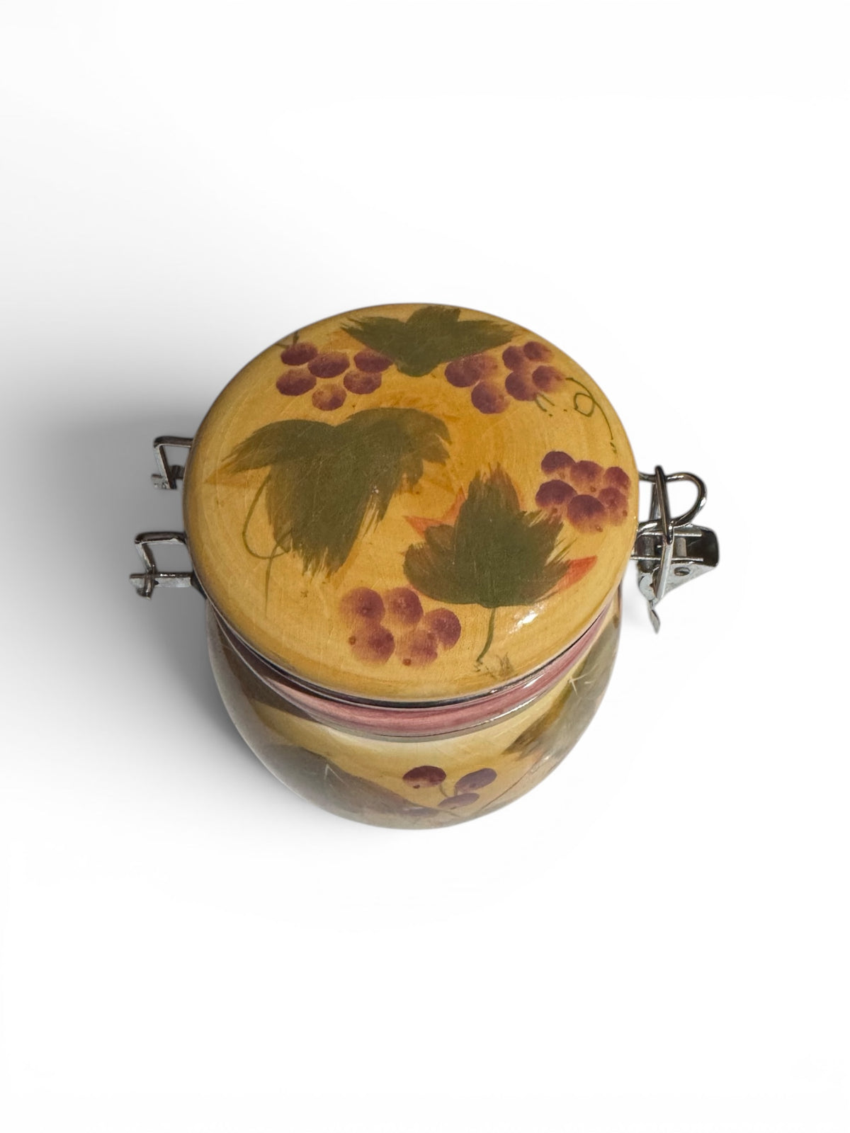 Island Escape Handmade Candle in Repurposed Vintage Ceramic Canister, 18 fl oz