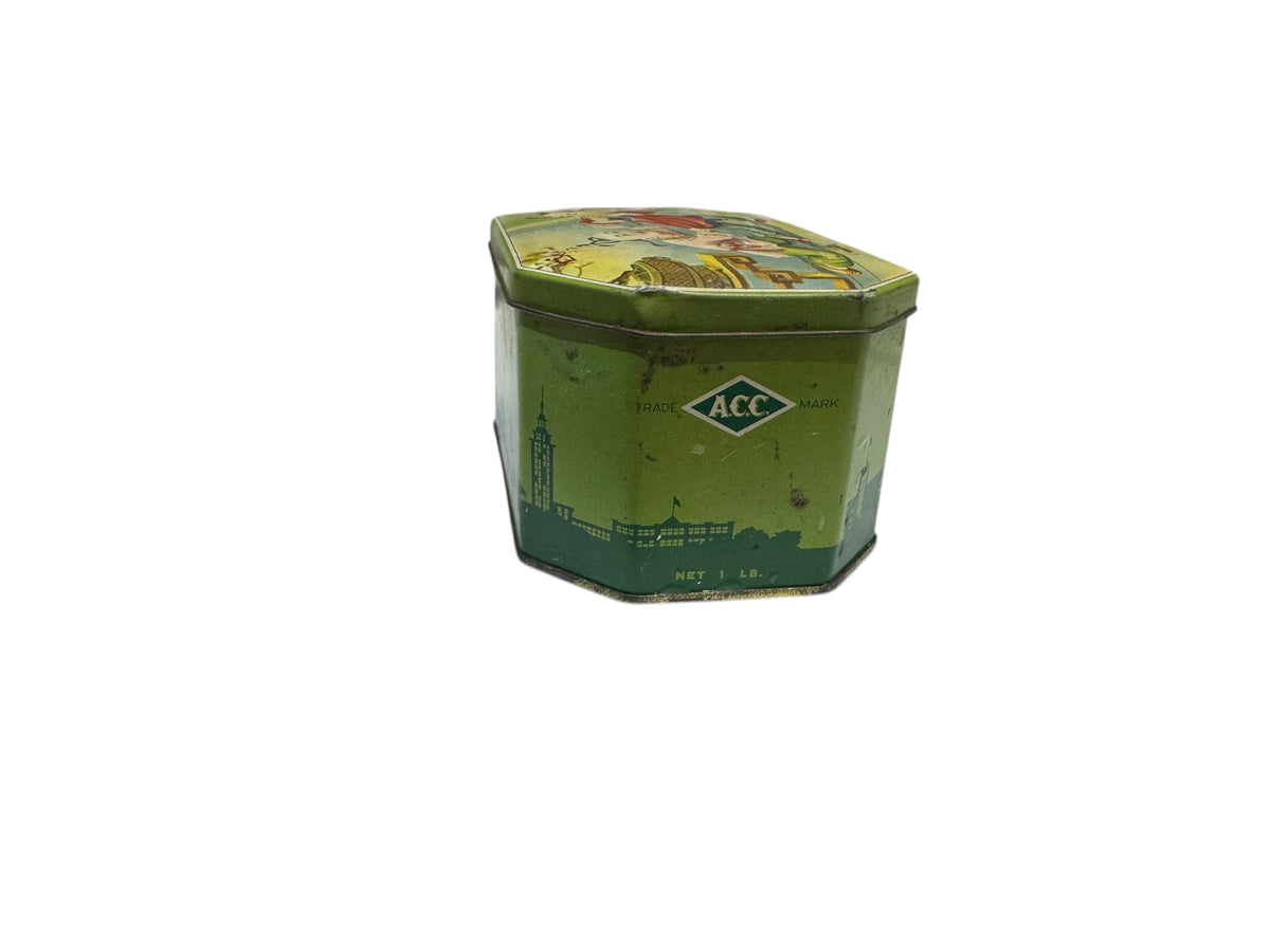 Island Escape Candle in Repurposed Vintage Asian Tin, Handmade, 16 fl oz