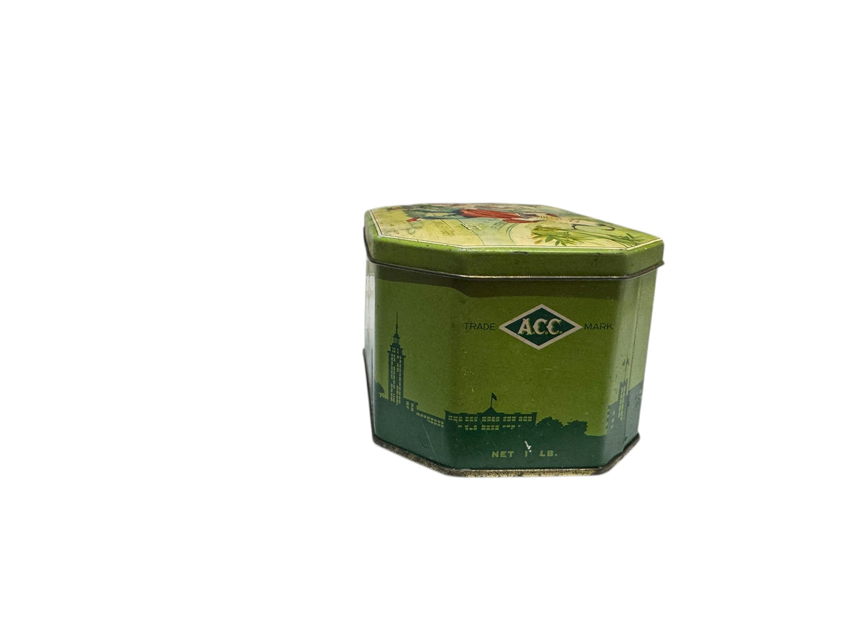Island Escape Candle in Repurposed Vintage Asian Tin, Handmade, 16 fl oz