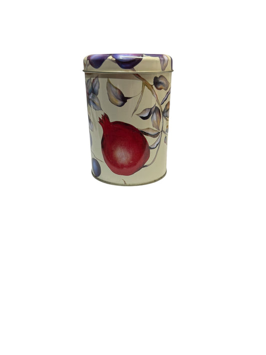 Island Escape Handmade Candle in Decorative Fruit Print Vintage Tin, 18 fl oz