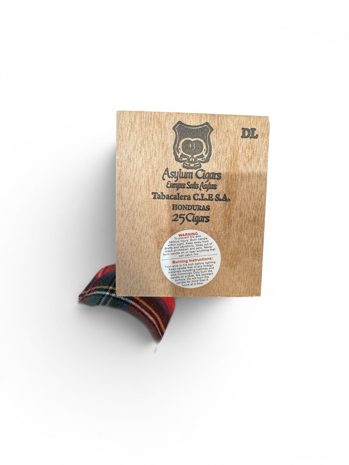 Island Escape Handmade Candle in Repurposed Wooden Cigar Box, 20 fl oz
