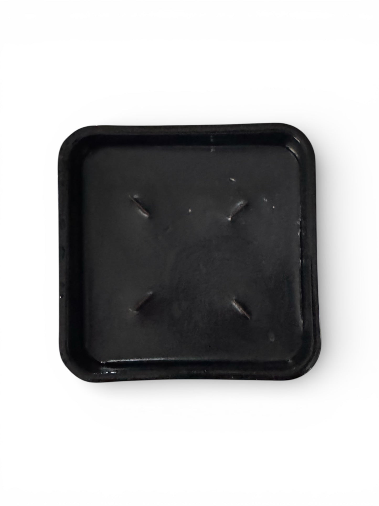 Bloomer Scents Handmade Lavender Fields Candle, Black Vintage Indiana Tiara Glass Footed Dish, 16 fl oz