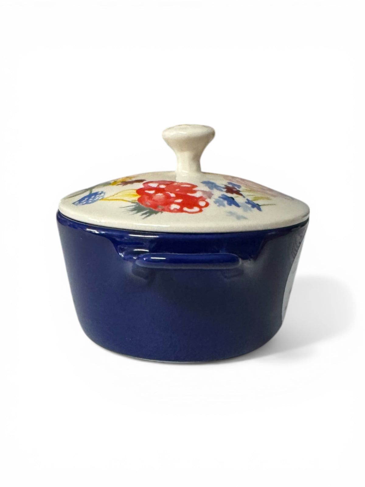 Handmade Leather Scented Candle in Repurposed Mini Casserole Dish with Lid, Non-Toxic, 10 fl oz
