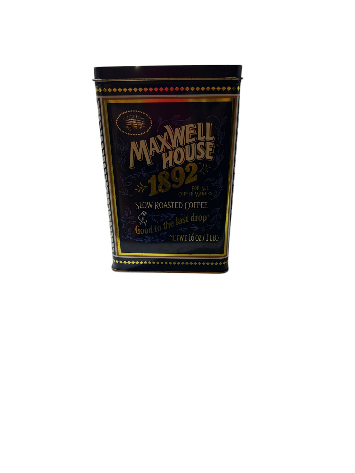 Handmade Candle in Repurposed Vintage 1892 Tin, Linen & Lace Scent, 30 fl oz