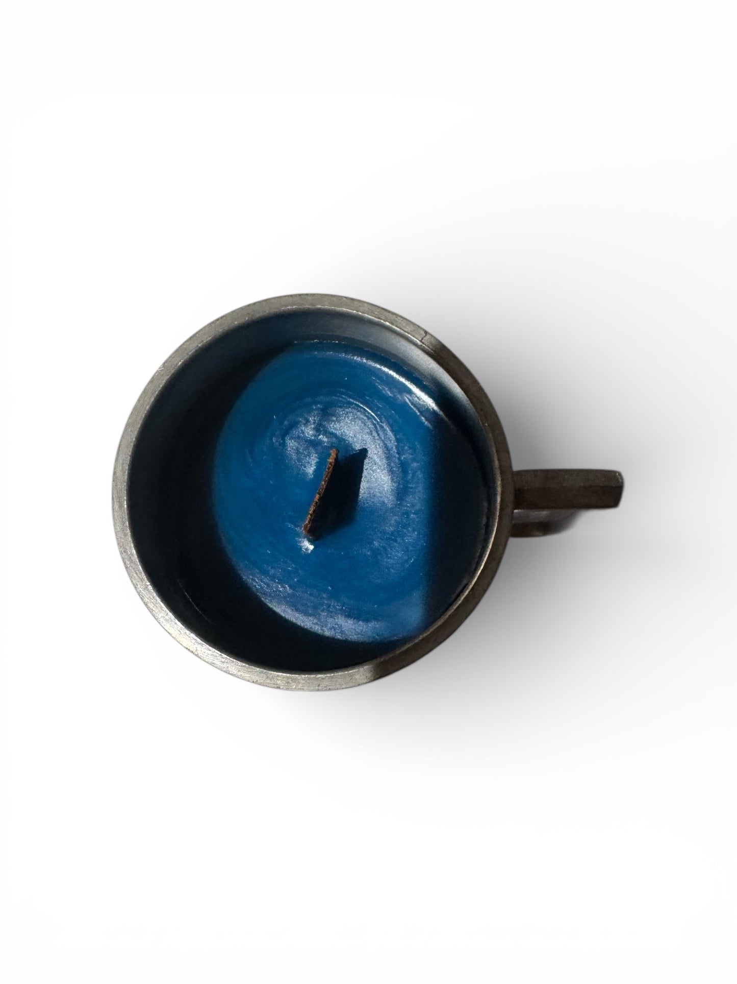 Handmade Mediterranean Fig Candle, 16 fl oz, Vintage Repurposed Stein