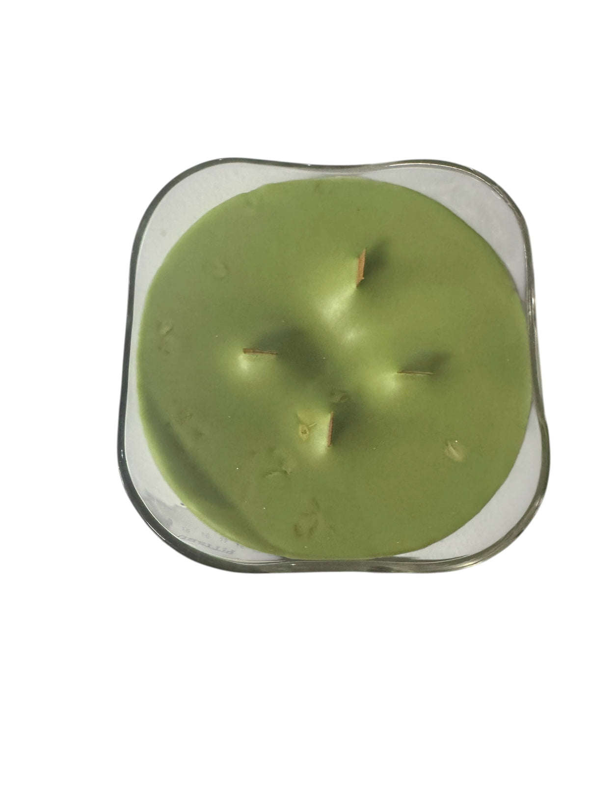 Majestic Mint Scented Candle in Repurposed Vintage Glass Bowl, Green, 18 fl oz, Wooden Wicks