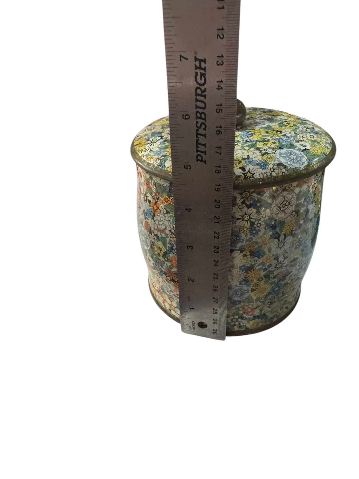 Bloomer Scents Midnight Moonflowers Handmade Candle in Repurposed Vintage Floral Tin, 36 fl oz