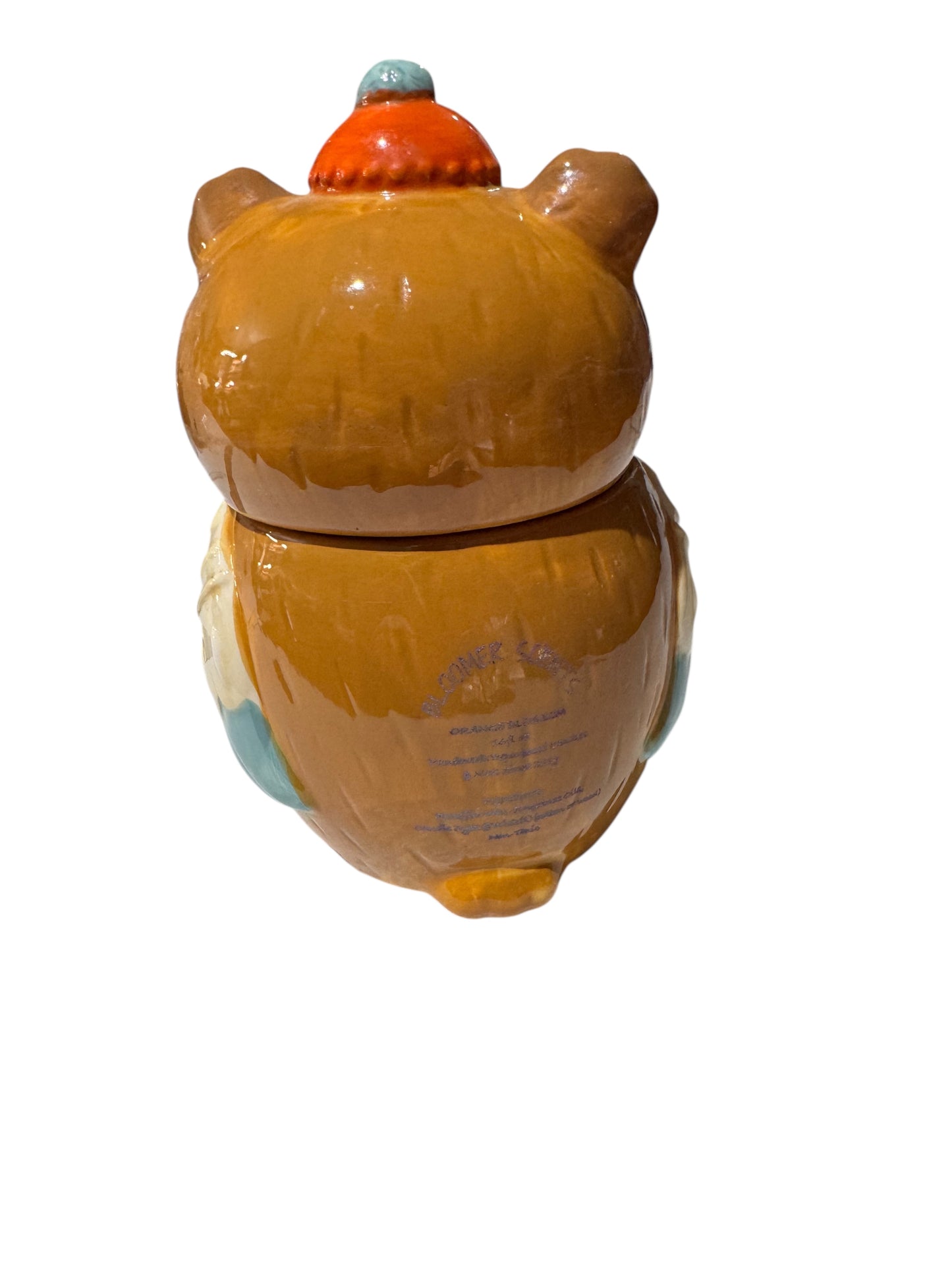 Bloomer Scents Handmade Orange Blossom Candle, Vintage Repurposed Ceramic Owl Canister, 16 fl oz