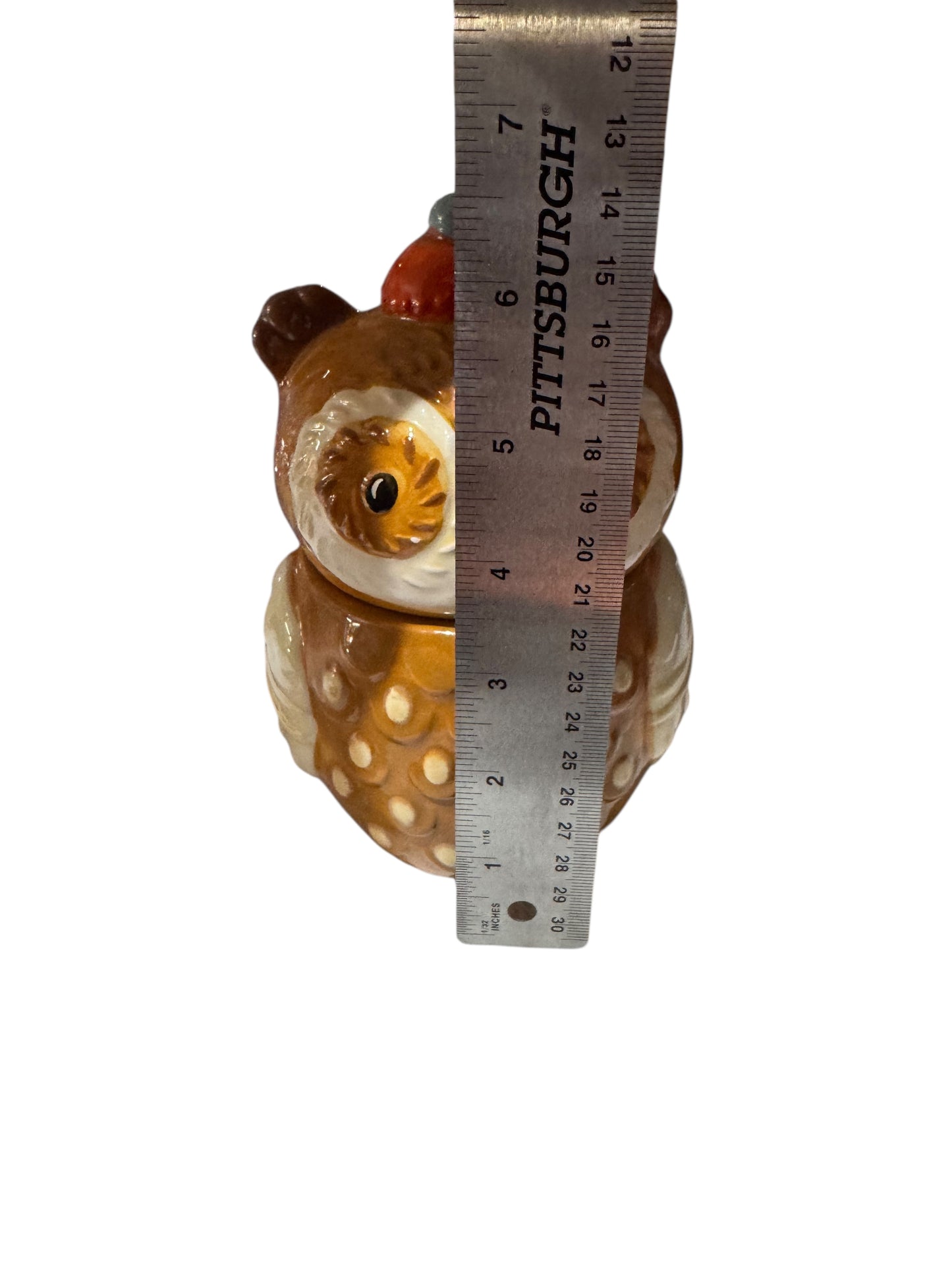 Bloomer Scents Handmade Orange Blossom Candle, Vintage Repurposed Ceramic Owl Canister, 16 fl oz