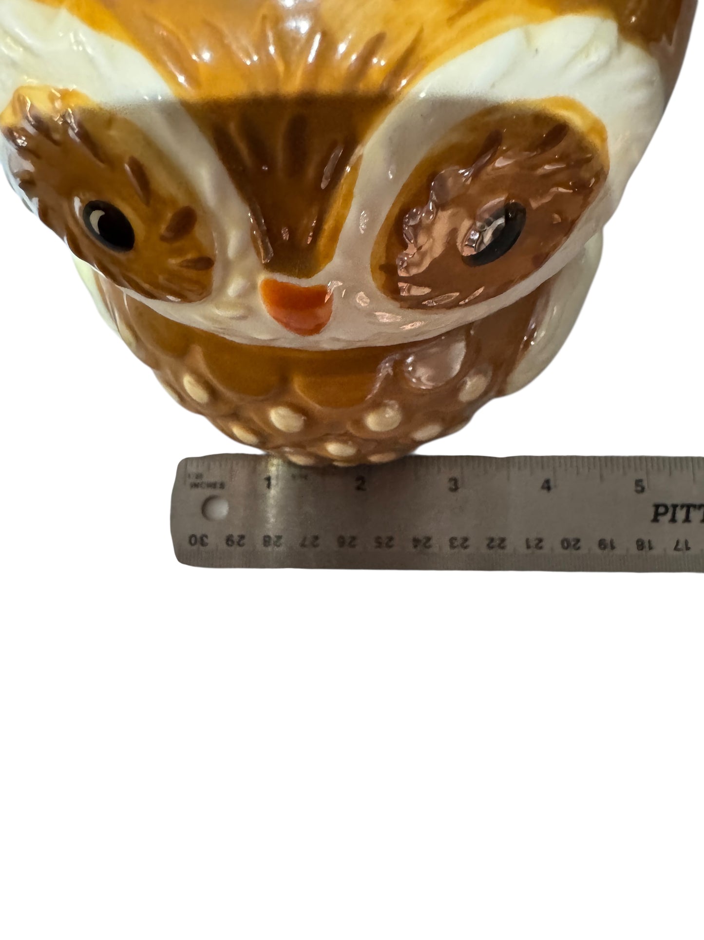 Bloomer Scents Handmade Orange Blossom Candle, Vintage Repurposed Ceramic Owl Canister, 16 fl oz