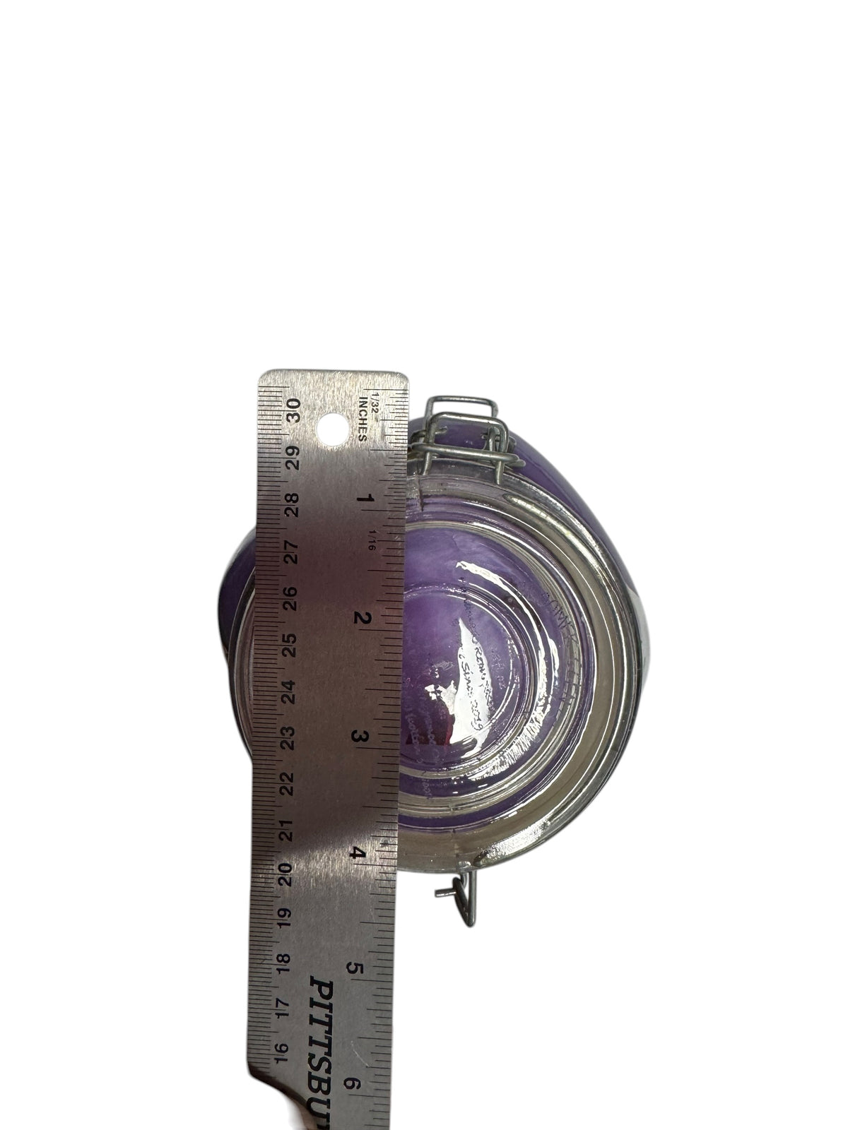 Handmade Orchid Island Candle in Repurposed Vintage Canning Jar, Purple, 18 fl oz
