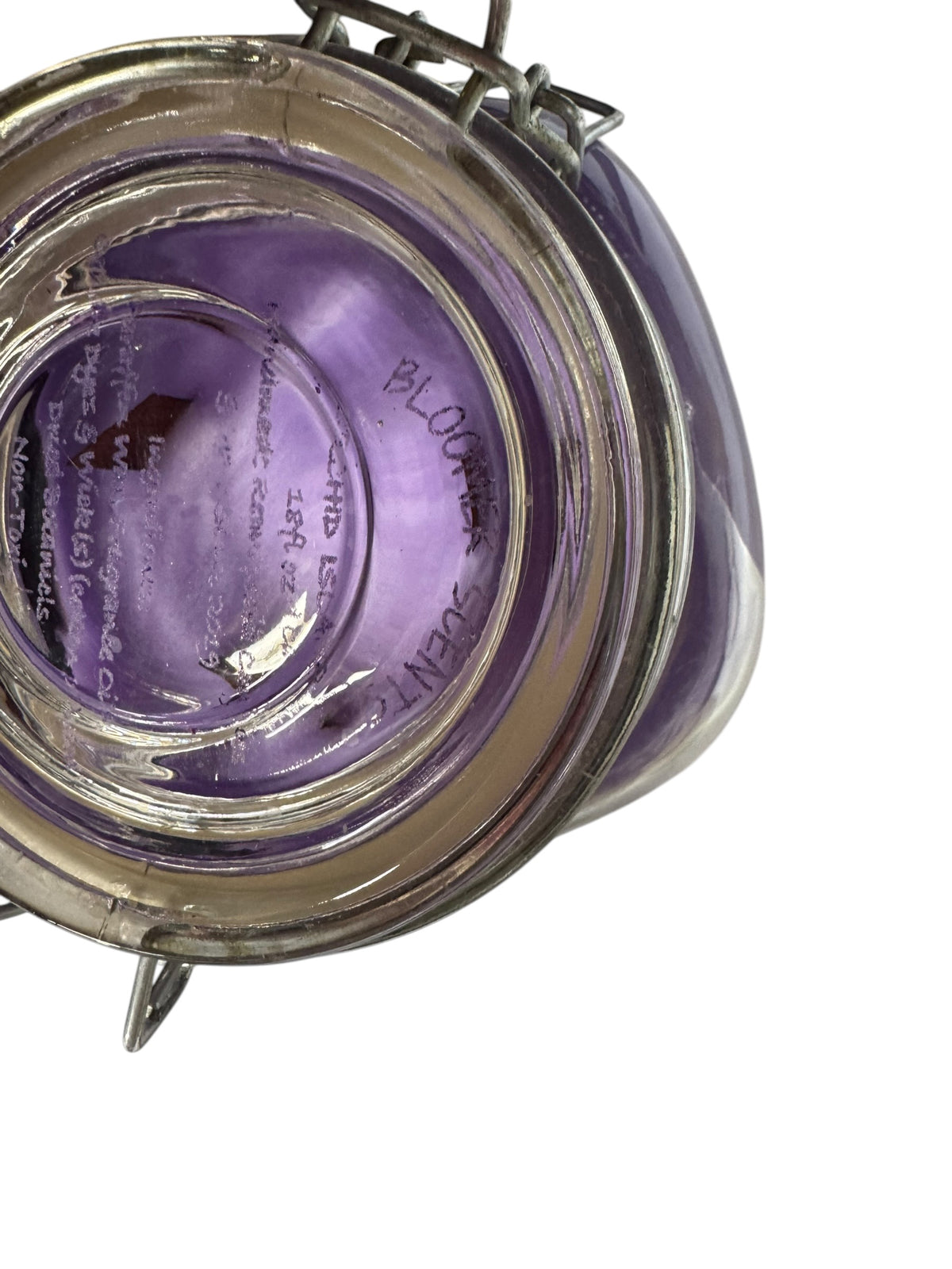 Handmade Orchid Island Candle in Repurposed Vintage Canning Jar, Purple, 18 fl oz