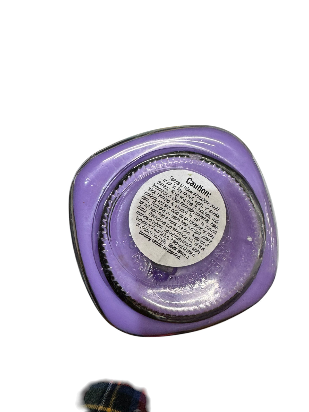 Handmade Orchid Island Candle in Repurposed Vintage Canning Jar, Purple, 18 fl oz