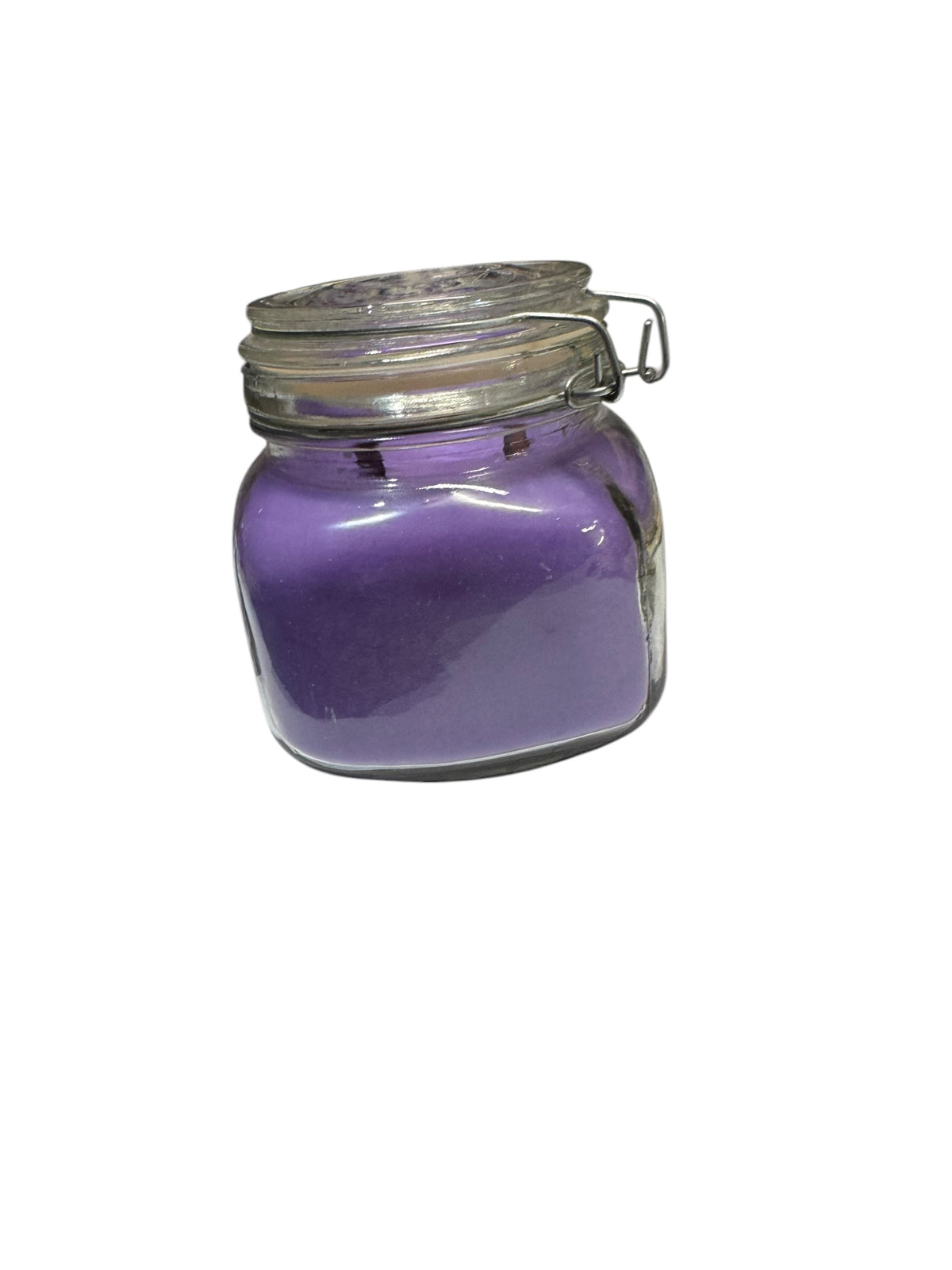 Handmade Orchid Island Candle in Repurposed Vintage Canning Jar, Purple, 18 fl oz
