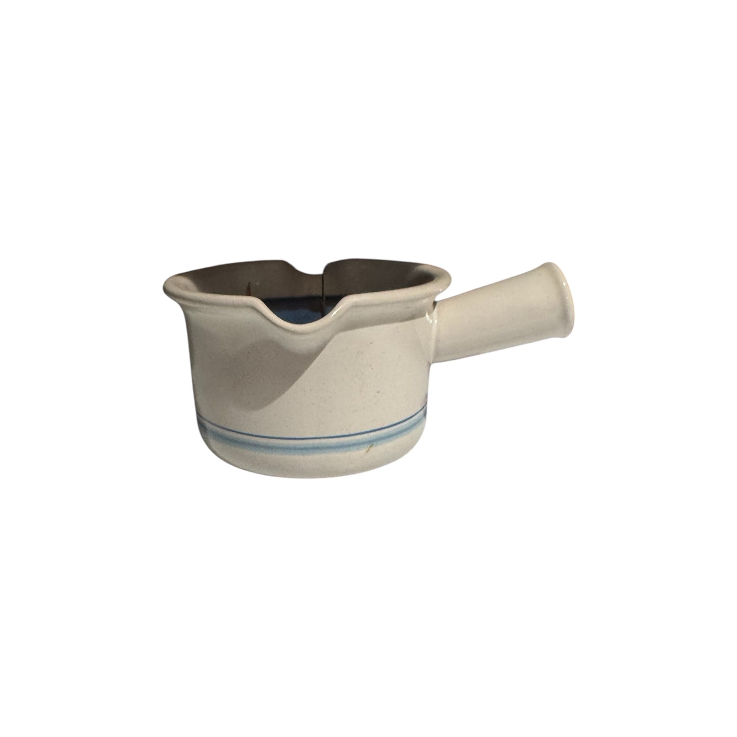 Handmade Seaside Cliffs Candle, 12 fl oz, Repurposed Vintage Stoneware Gravy Boat Vessel