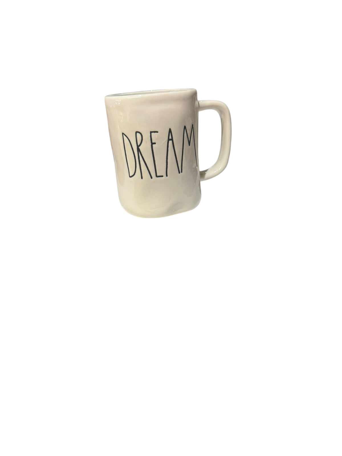 Dream Ceramic Mug Candle, Caribbean Teakwood Scent, White, 16 fl oz