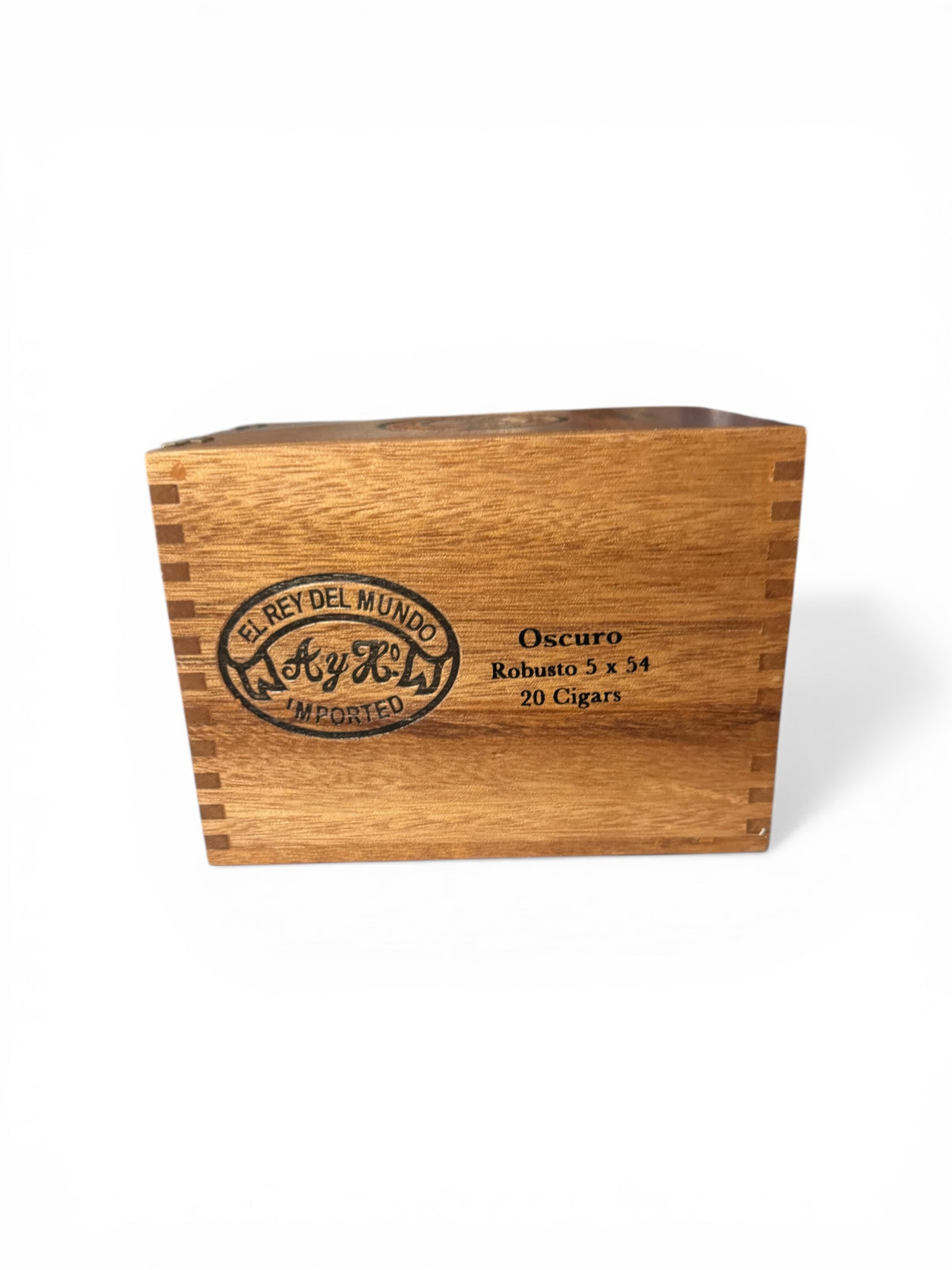 Tranquil Oasis Candle in Repurposed El Rey Del Mundo Oscuro Cigar Box, 36 fl oz