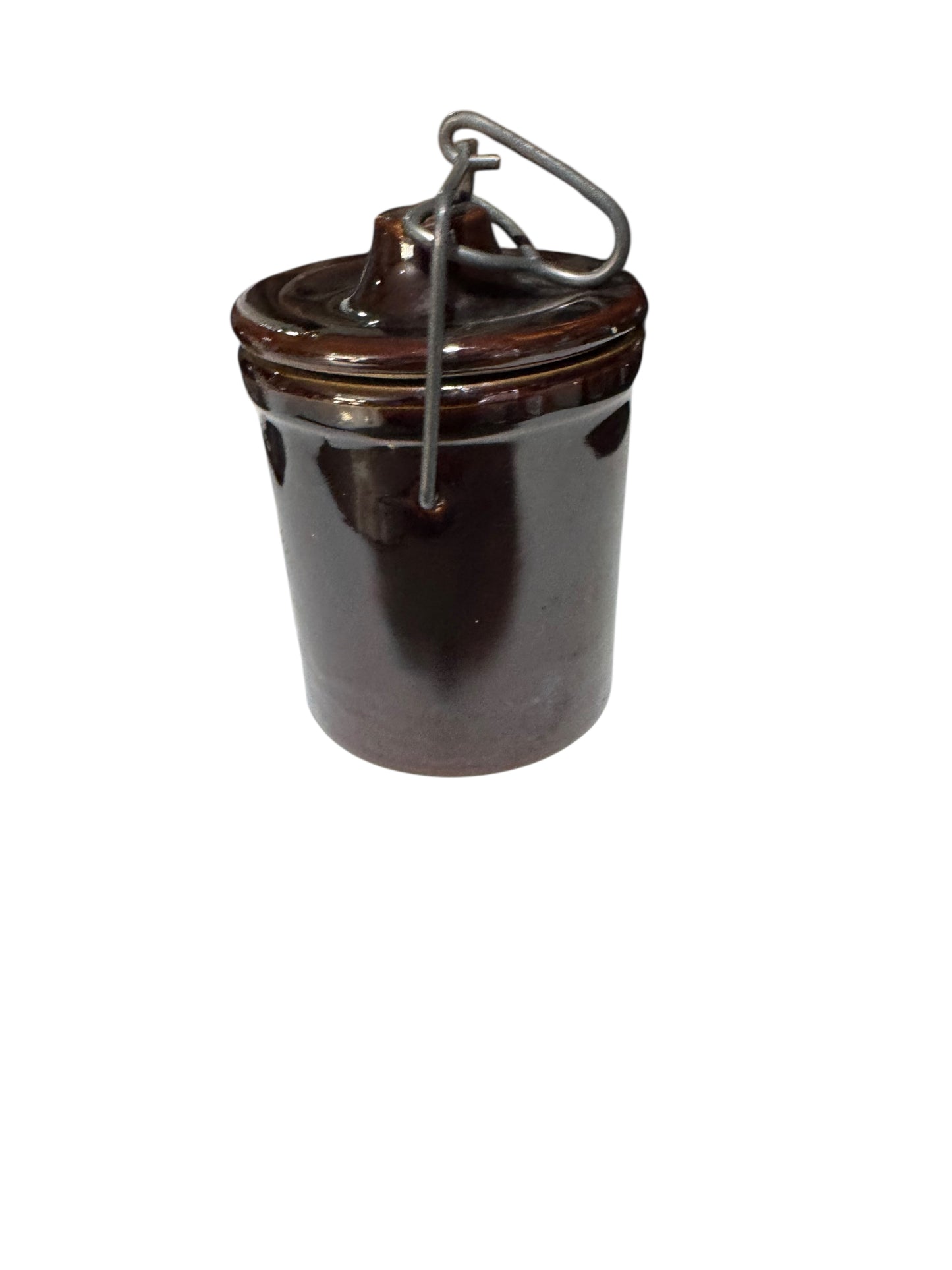 Bloomer Scents Handmade Violet Moondance Candle, Repurposed Vintage Cheese Crock, 10 fl oz