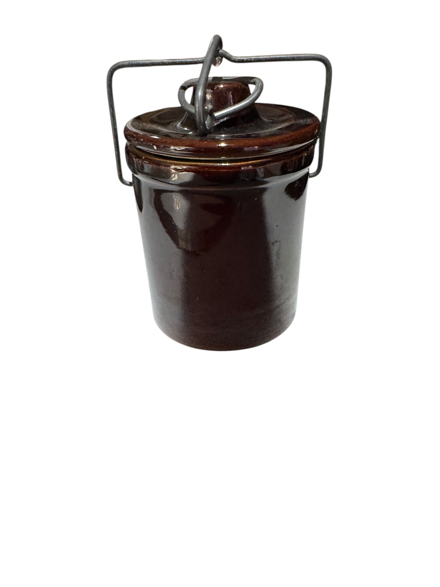 Bloomer Scents Handmade Violet Moondance Candle, Repurposed Vintage Cheese Crock, 10 fl oz