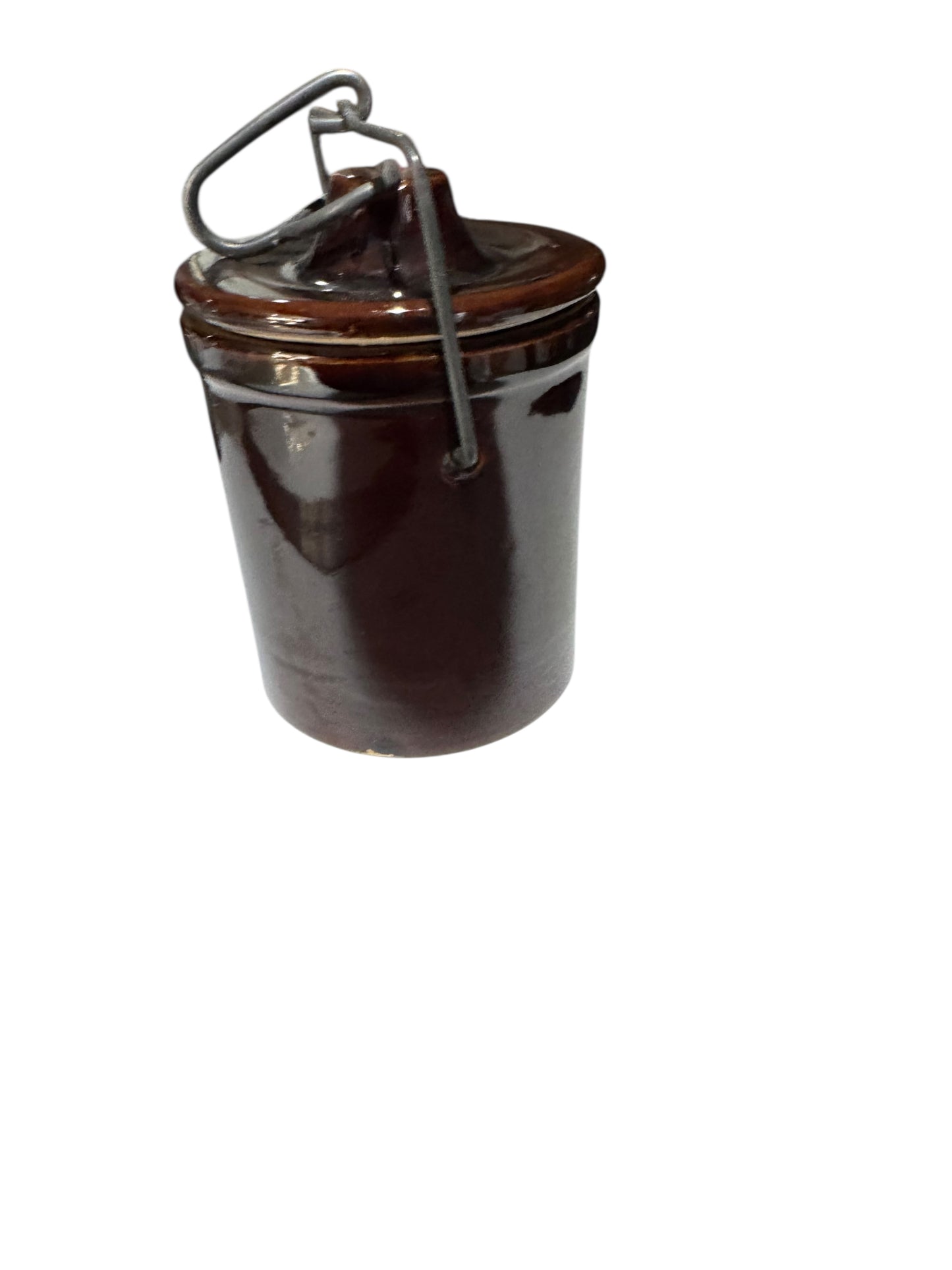 Bloomer Scents Handmade Violet Moondance Candle, Repurposed Vintage Cheese Crock, 10 fl oz