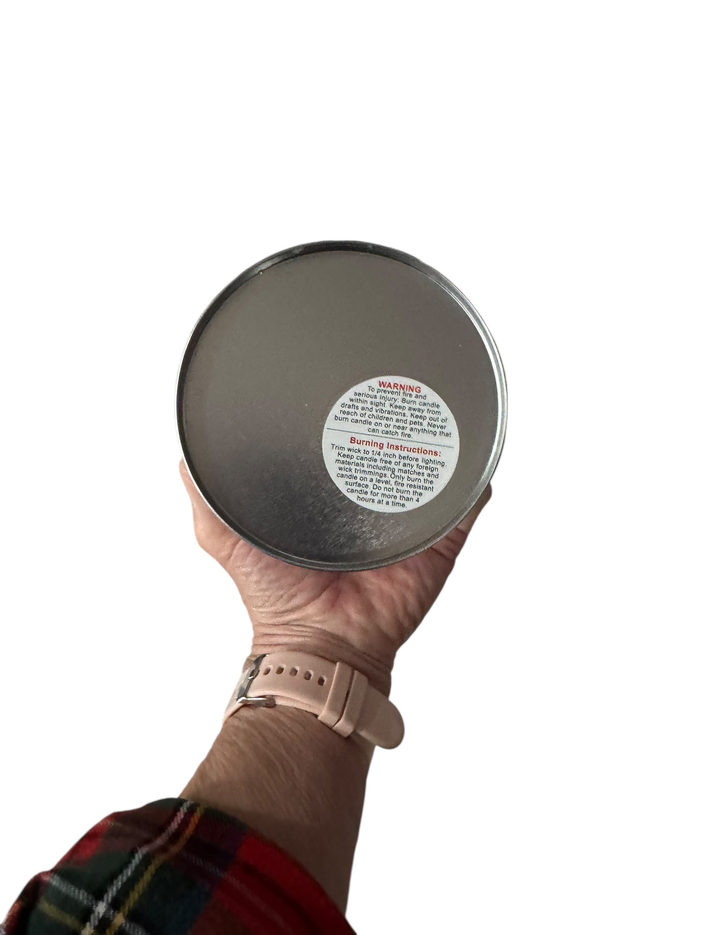 Bloomer Scents Whispering Woods Handmade Candle, 16 fl oz, Decorative Repurposed Tin Container with Sunflower Design