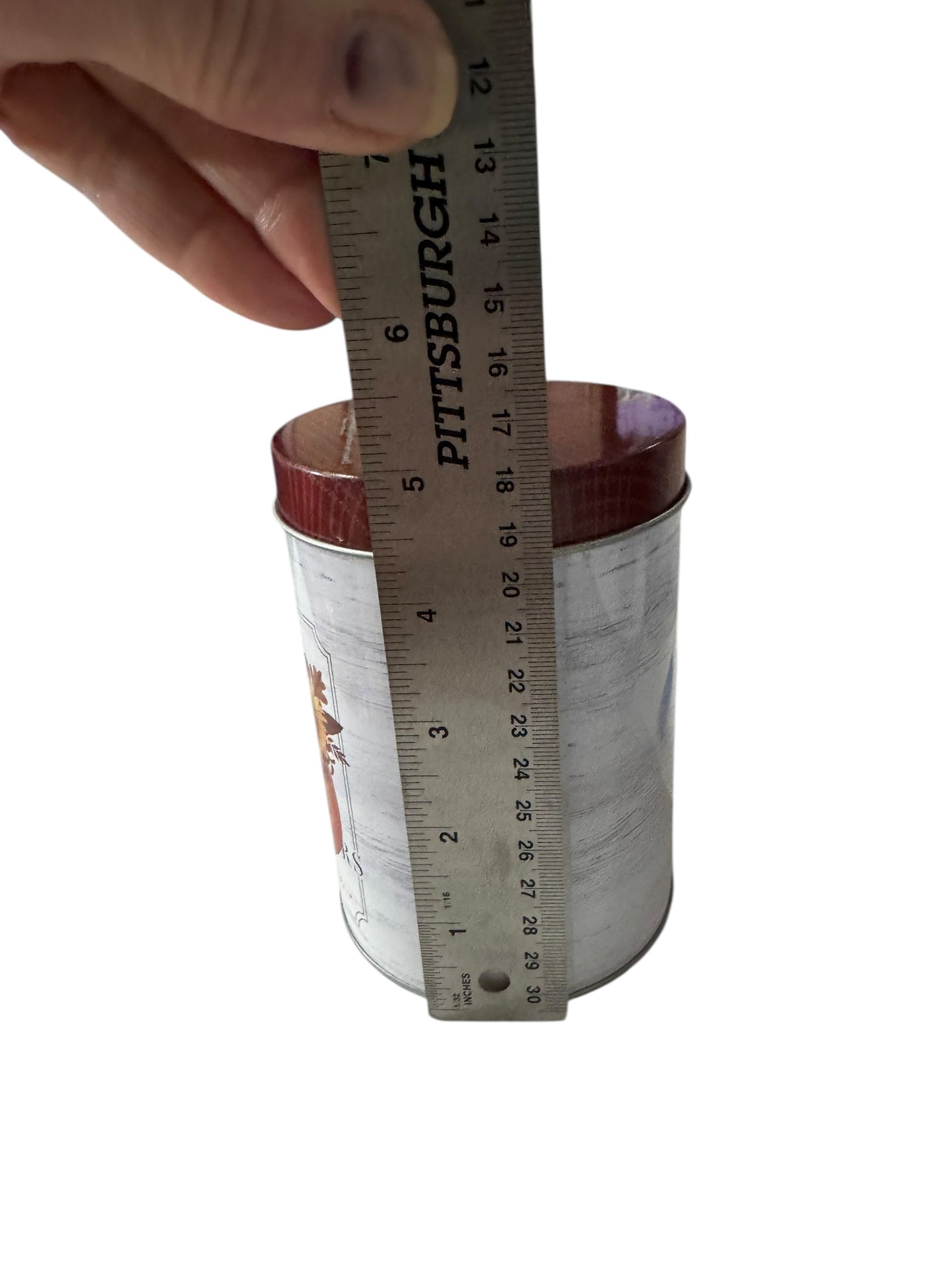 Bloomer Scents Whispering Woods Handmade Candle, 16 fl oz, Decorative Repurposed Tin Container with Sunflower Design