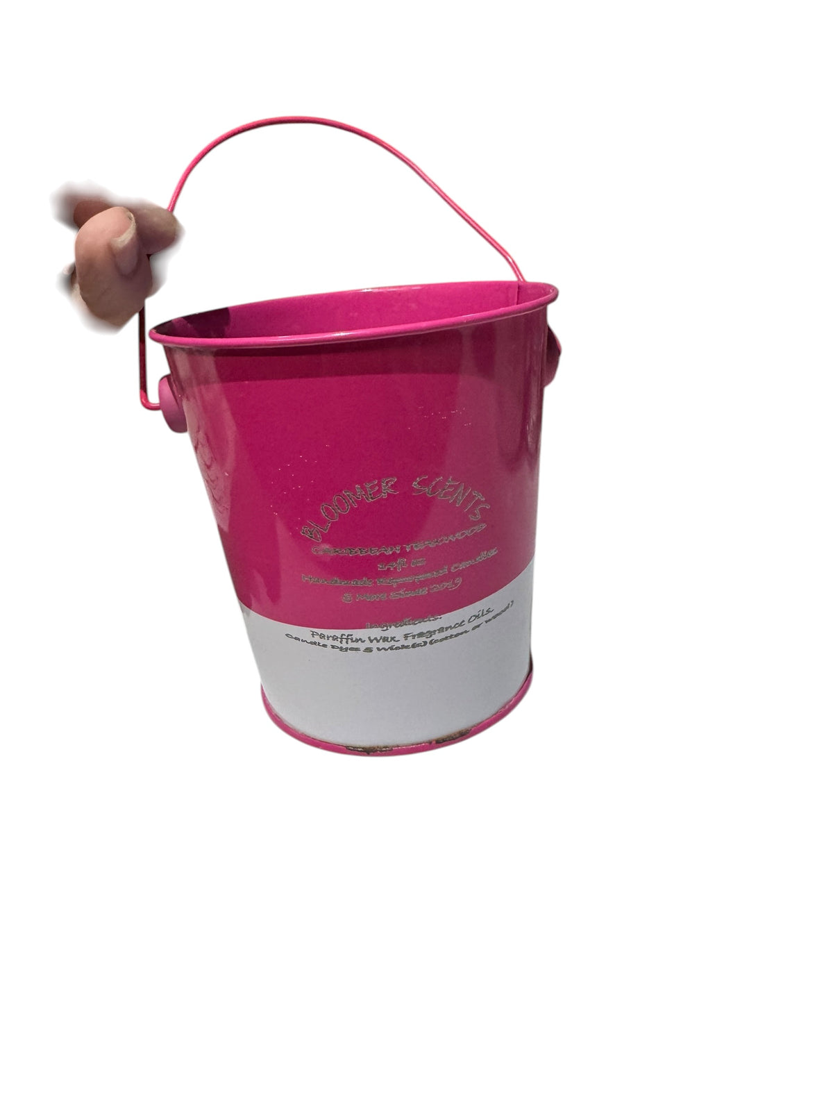 Handmade Candle, Warm Shores and Cool Winds Limited Edition, Repurposed Pink Tin, 14 fl oz